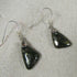 Rare gemstone chalcopyrite  drop earrings VP's Jewelry