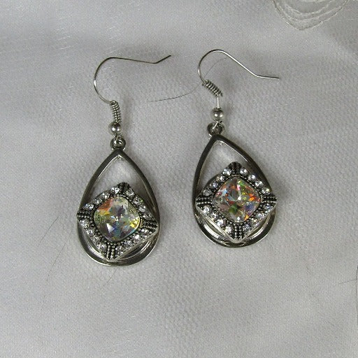Crystal Teardrop Drop Earrings - VP's Jewelry