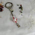 Pink Artisan Bead Awareness Key Chain