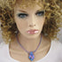 Blue & Pink Handmade Artisan Pendant Necklace - VP's Jewelry