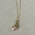 Pearl Pendant Necklace Round AA+ Pearl 14K Gold Chain