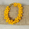 Bright Yellow Teardrop Beaded Bracelet - VP's Jewelry