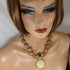 Samunnat Handmade Bead Necklace with Flower Pendant - VP's Jewelry