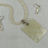 Pearl Jewelry set Pendant Necklace & earring in Mother of Pearl
