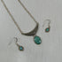 Sleeping Beauty Turquoise Pendant Necklace and Earrings - VP's Jewelry