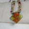 Peach Handmade Artisan Bead Necklace - VP's Jewelry