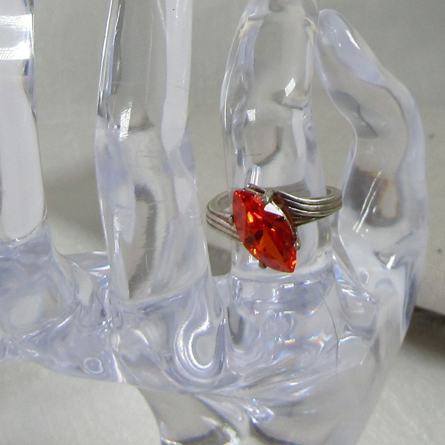 Padparascha Fashion Ring Size 7