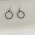 Copper Rope Circle Hoop Earring - VP's Jewelry