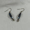 Handmade Navy Blue Artisan Bead Earrings - VP's Jewelry