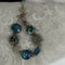 Whimsical Blue and Silver Lampwork Bracelet - VP's Jewelry  