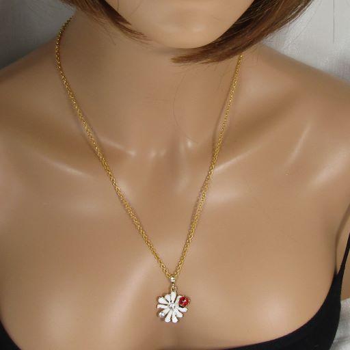 Cute Daisy with Ladybug Designer Set - VP's Jewelry