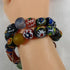 Handmade Bead Bracelet African Trade Beads Double Stranded - VP's Jewelry