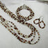 African Seed Bead Designer Set Long Necklace - VP's Jewelry  