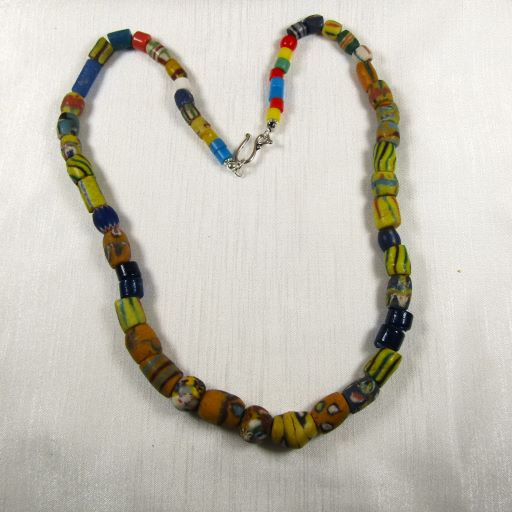 Mixed African Trade Bead Necklace Inspiring Jewelry - VP's Jewelry  