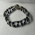 Swarovski Crystal Cuff Handmade Bracelet in Navy Blue - VP's Jewelry