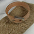 Man's Tan Leather Bracelet with a Twist - VP's Jewelry