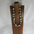 Olive Green, Brown & Cream Kazuri Bead Necklace Fair Trade Jewelry - VP's Jewelry  