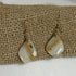Lovely Hand Cut Gemstone Teardrop Earrings