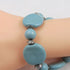 Aqua Fair Trade Kazuri Bracelet - VP's Jewelry  