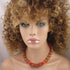 Handmade Beaded Necklace Orange Kazuri Beads - VP's Jewelry