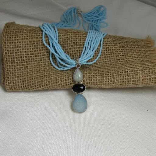 Blue Pendant Necklace
