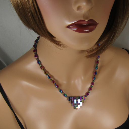Rainbow Gemstone Designer Jewelry Set