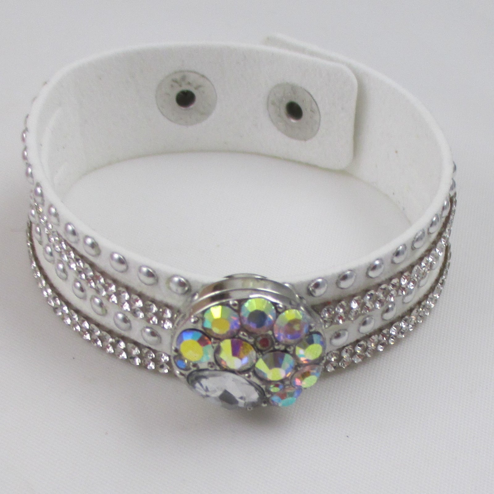 Crystal Multi-strand Leather Bracelet - VP's Jewelry