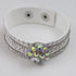 Crystal Multi-strand Leather Bracelet - VP's Jewelry