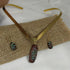 Raku Glazed pendant necklace