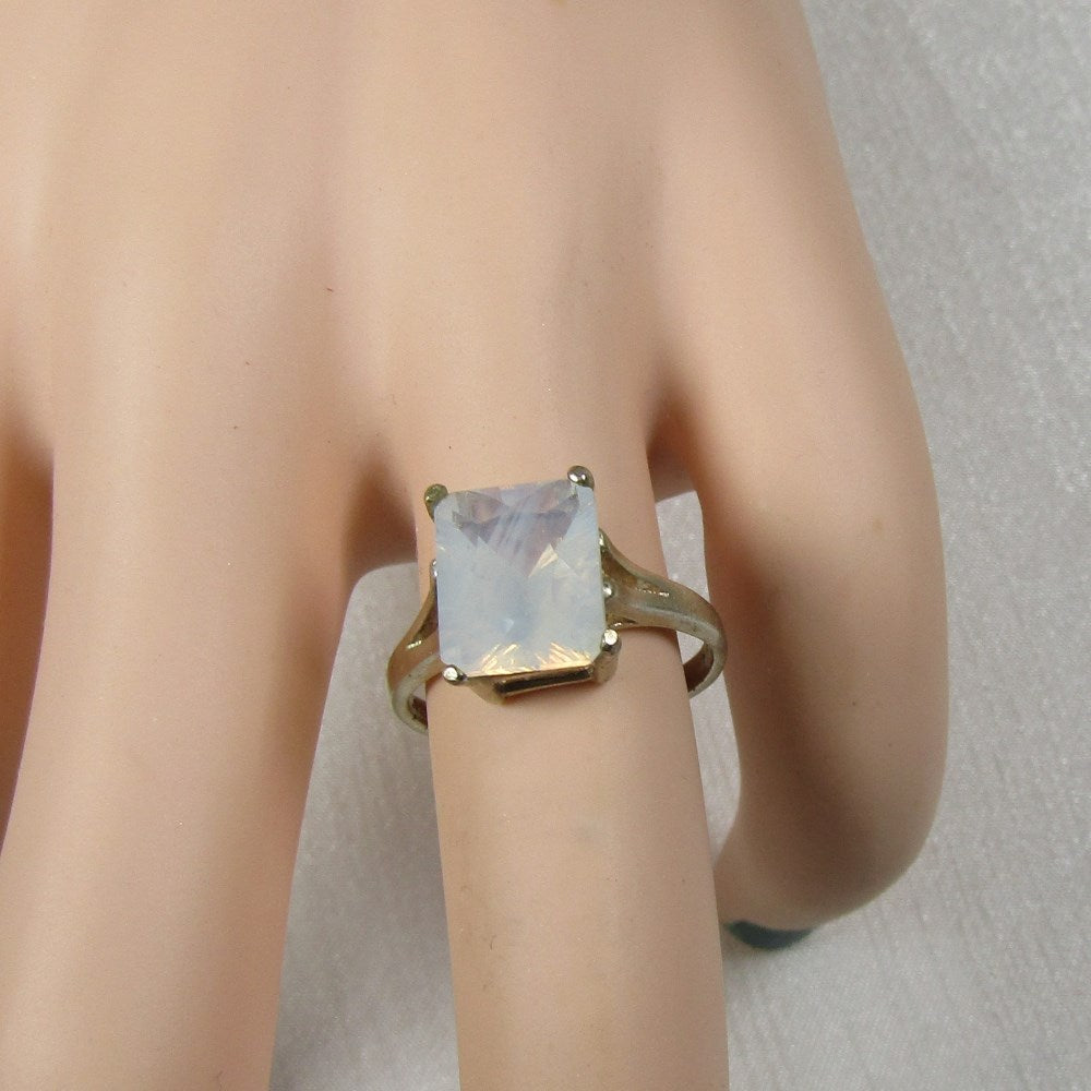 Blue Moon Quarts Ring