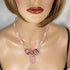 Pink Sea Glass & Artisan Bead Jewelry Set