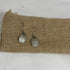 Pewter  Coin Drop Earrings