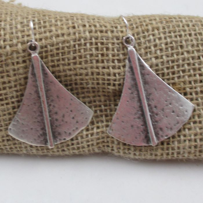 Bold Antique Silver Drop Earrings - VP's Jewelry