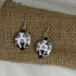 Black & white Kazuri Drop Earrings