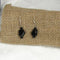 Black onyx drop earrings