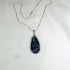 Dark Blue Gemstone Pendant Necklace