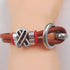 Orange Awareness Leather Bracelet - VP's Jewelry
