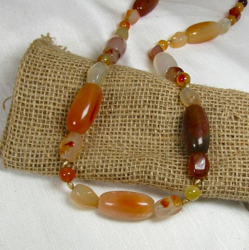 gemstone beaded necklace cardmin