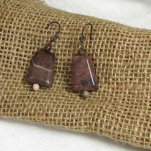 agate gemstone earrings