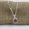 Pink Crystal Awareness Ribbon Fashion Pendant Necklace - VP's Jewelry