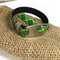 green rubber bracelet