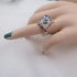 Purple Crystal Fashion Ring Size 7