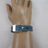 Man's Turquoise Leather Bracelet with Buckle Clasp - VP's Jewelry