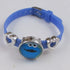 Cute Child's Blue Vinyl Cookie Monster Bracelet - VP's Jewelry