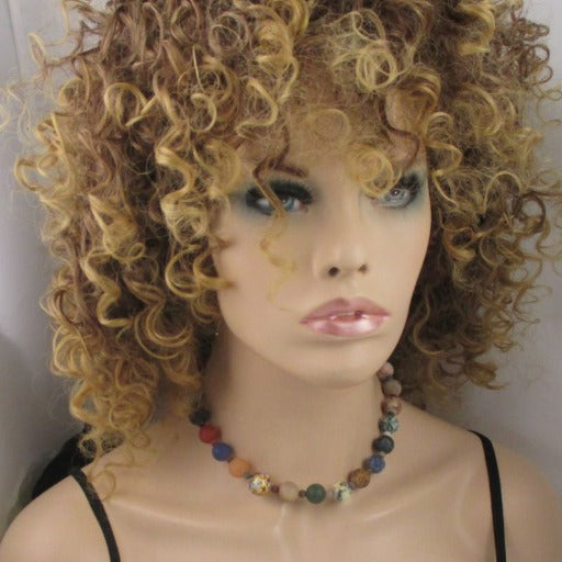 Classic Mixed Gemstone Bead Necklace - VP's Jewelry