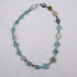 Rustic Aqua Glass Beaded Necklace - VP's Jewelry