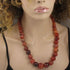 Carnelian Gemstone Beaded Necklace - VP's Jewelry