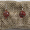 Gemstone drop earrings
