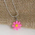 bright pink fewer pendant