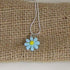 blue flower pendant
